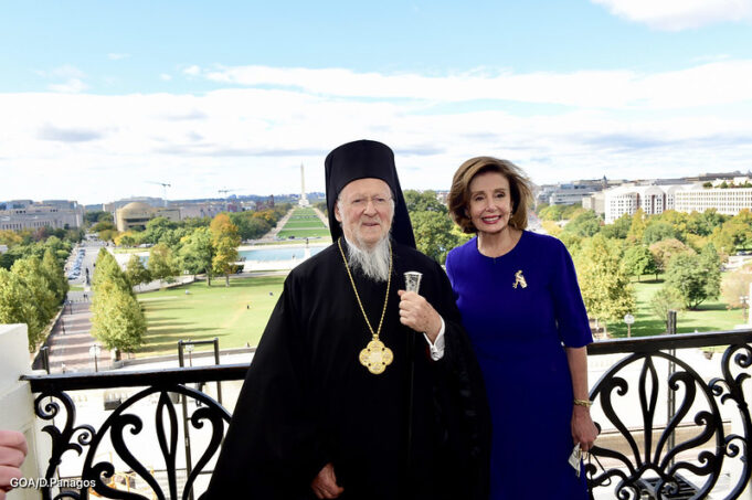 Ecumenical Patriarch Bartholomew met with Speaker Pelosi