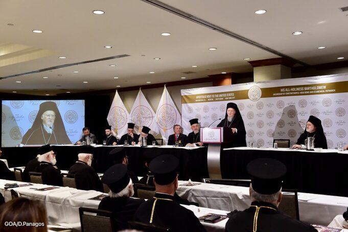 Πατριαρχική Ομιλία στο Αρχιεπισκοπικό Συμβούλιο, την Εθνική Φιλόπτωχο και τους Άρχοντες