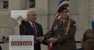 Το OXI Day Foundation τίμησε τον ευεργέτη Στέφανο Τσερπέλη