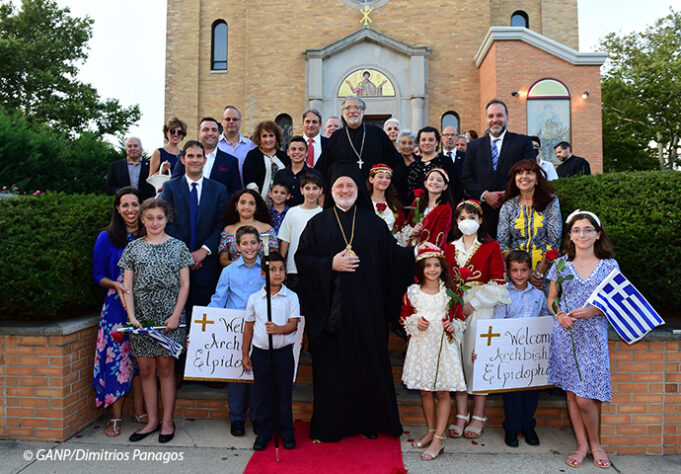 Ποιμαντορική επίσκεψη του Αρχιεπισκόπου Ελπιδοφόρου στον Αγιο Δημήτριο του Perth Amboy