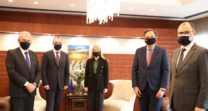 Συνάντηση της Προέδρου της Βουλής, Αννίτας Δημητρίου, με τον Υφυπουργό Εξωτερικών της Ελλάδας, αρμόδιο για τον Απόδημο Ελληνισμό