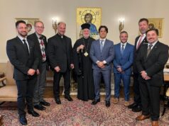 Archbishop Elpidophoros Receives Members of AHEPA Queens Chapter 326