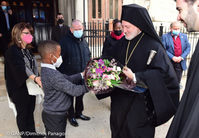 Ο Αρχιεπίσκοπος Ελπιδοφόρος στον Ευαγγελισμό του Μανχάτταν