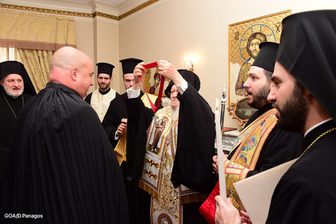 Αρχων Μέγας Ρήτωρ του Πατριαρχείου ο Ανδρέας Δρακόπουλος