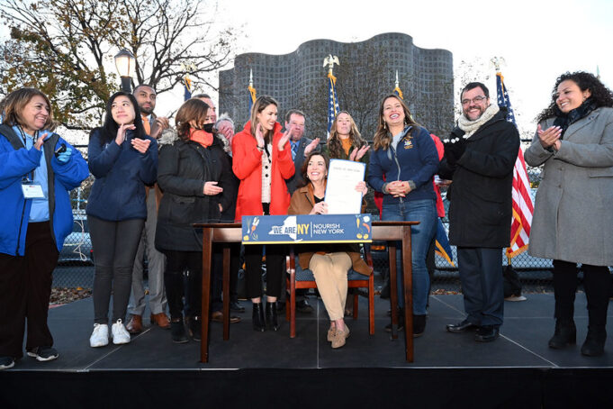 “Nourish New York” bill signed into law by Governor Hochul