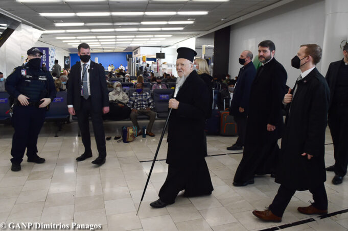 Patriarch Bartholomew left for Constantinople