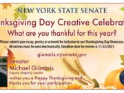 Students in Grades K-6 Invited to Submit Descriptions About Giving Thanks