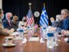 DHS Secretary Alejandro Mayorkas Meets With Greek Minister for Citizen Protection Takis Theodorikakos
