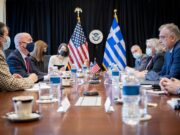 DHS Secretary Alejandro Mayorkas Meets With Greek Minister for Citizen Protection Takis Theodorikakos