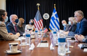 DHS Secretary Alejandro Mayorkas Meets With Greek Minister for Citizen Protection Takis Theodorikakos