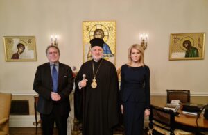 Συνάντηση Γιώργου Κατρούγκαλου και Θεοδώρας Τζάκρη με τον Αρχιεπίσκοπο Αμερικής Ελπιδοφόρο στην Νέα Υόρκη- Επίσημη περιοδεία του ΣΥΡΙΖΑ-Π.Σ. στις ΗΠΑ