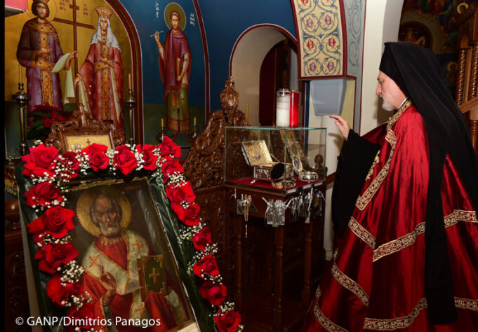Στον Άγιο Νικόλαο στο West Babylon ο Αρχιεπίσκοπος Ελπιδοφόρος