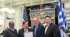 Dr. John G. Siolas Honored for 50 Years AHEPA Membership