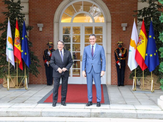 Συνάντηση Προέδρου Αναστασιάδη με τον Πρωθυπουργό της Ισπανίας στη Μαδρίτη