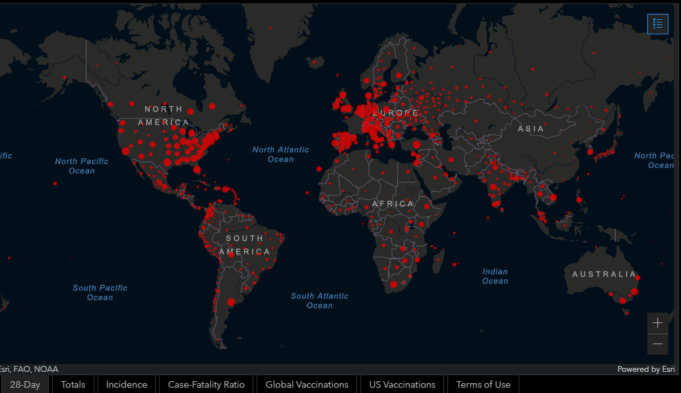 Ξεπέρασαν τα 60 εκατ. τα κρούσματα του νέου κορωνοϊού στις Η.Π.Α.
