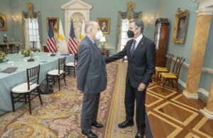 Συνάντηση Μπλίνκεν-Κασουλίδη στην Ουάσιγκτον