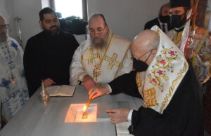 Ο Οικουμενικός Πατριάρχης στα εγκαίνια του εξωκλησίου του Αγίου Τρύφωνος στην Ίμβρο