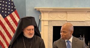 Archbishop Elpidophoros and Greek-American Community Leaders Met with Mayor Eric Adams