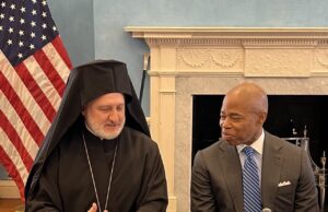 Archbishop Elpidophoros and Greek-American Community Leaders Met with Mayor Eric Adams