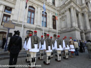 Τελετή Έπαρσης της Ελληνικής Σημαίας στο Δημαρχείο της Φιλαδέλφειας