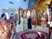 Ο Επίσκοπος Απόστολος στην Κοίμηση της Θεοτόκου στο Χόλμντελ