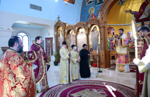 Ο Επίσκοπος Απόστολος στην Κοίμηση της Θεοτόκου στο Χόλμντελ