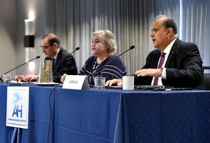 Greek, Cypriot Ambassadors to U.S. Outline State of Relations at AHI Briefing