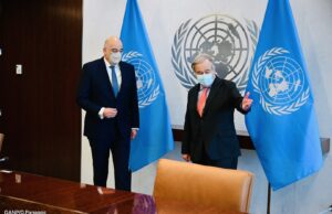 Συνάντηση Ν. Δένδια με τον ΓΓ του ΟΗΕ στην Νέα Υόρκη