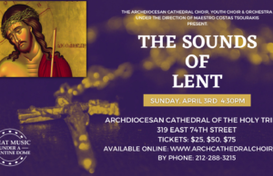 “The Sounds of Lent” by the Archdiocesan Cathedral Choir and Orchestra on April 3
