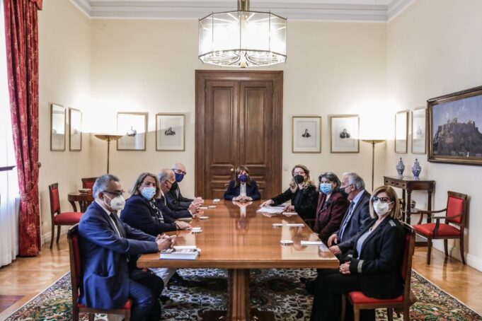 Συνάντηση της Επιτροπής Κατεχομένων Δήμων Κύπρου με την ΠτΔ, Κατερίνα Σακελλαροπούλου