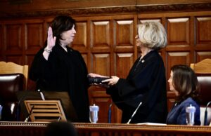 Judge Madeline Singas takes oath at formal Investiture Ceremony