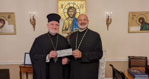 St. Photios National Shrine Donates gift to the Holy Trinity Monastery of Halki