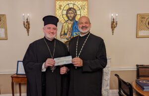 St. Photios National Shrine Donates gift to the Holy Trinity Monastery of Halki