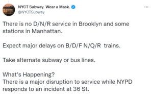 Shooting investigation underway at subway station in Brooklyn