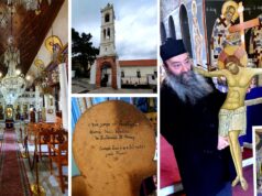 Ο Εσταυρωμένος του Φώτη Κόντογλου, εικόνα ευλάβειας και πίστης στον ιερό ναό του Αγίου Γεωργίου