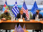 Greek Defense Minister, US Congressmen visit Souda Bay with Ambassador Pyatt