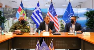 Greek Defense Minister, US Congressmen visit Souda Bay with Ambassador Pyatt