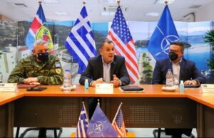 Greek Defense Minister, US Congressmen visit Souda Bay with Ambassador Pyatt