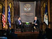 Κυρ. Μητσοτάκης στο Georgetown University: Η στάση της Τουρκίας απέναντι στην προοπτική ένταξης της Φινλανδίας και της Σουηδίας στο ΝΑΤΟ θα γυρίσει μπούμερανγκ