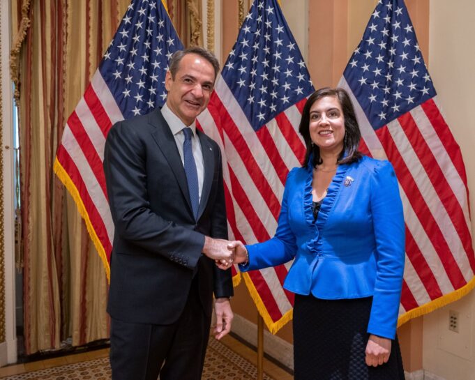 Malliotakis Met With Greek Prime Minister Kyriakos Mitsotakis