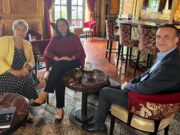 Συνάντηση Υπουργού Παιδείας με δρα Αναστάσιο Κουλαρμάνη και Στέλλα Κοκόλη