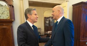 Secretary of State Anthony Blinken Meets with Greek FM Nikos Dendias