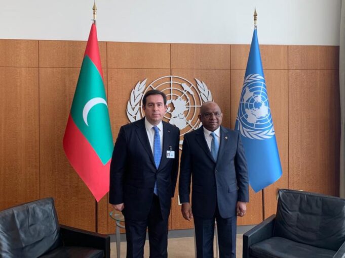 Συνάντηση του Ν. Μηταράκη με τον πρόεδρο της Γενικής Συνέλευσης του ΟΗΕ