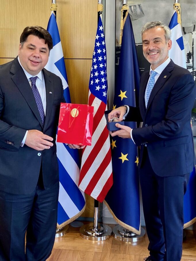 Η Θεσσαλονίκη και οι διμερείς σχέσεις στη συνάντηση Κ. Ζέρβα-Τζ. Τσούνη