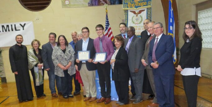 Popular Community Support 2022 AHEPA Family Of Hempstead Constantine and Carol Cassis Scholarship Awards Easter Dinner