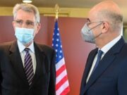 Αποχαιρετιστήριο γεύμα προς τιμήν του Τζ. Πάιατ παρέθεσε ο ΥΠΕΞ, Ν. Δένδιας – Αναφορές στη στρατηγική σχέση Ελλάδας – ΗΠΑ και στην τουρκική προκλητικότητα