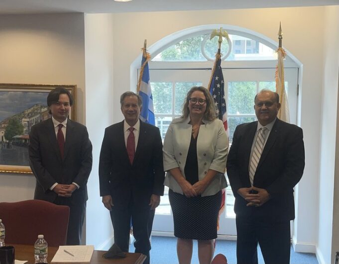 U.S. State Department Officials Visit AHI’s Hellenic House