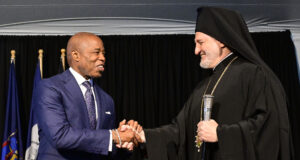 Δεξίωση του Δημάρχου Νέας Υόρκης, Έρικ Άνταμς, για την επέτειο της Εθνικής Παλιγγενεσίας