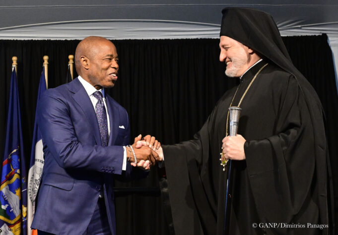 Δεξίωση του Δημάρχου Νέας Υόρκης, Έρικ Άνταμς, για την επέτειο της Εθνικής Παλιγγενεσίας