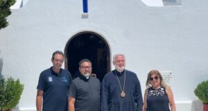 Archbishop Elpidophoros Visits Ionian Village in Greece